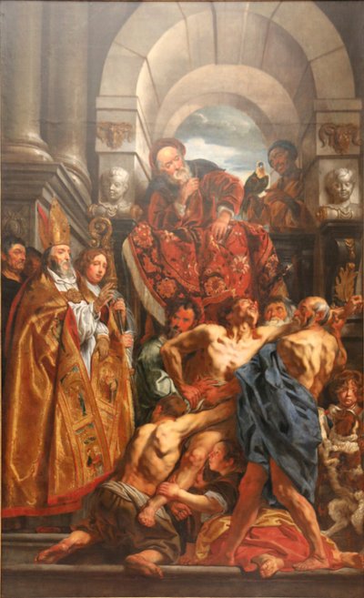 Saint Martin guérissant un podédé - Jacob Jordaens